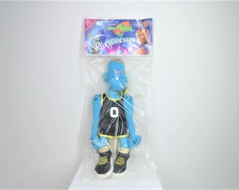 A vintage 1996 Space jam Blanko toy in unopened packaging.