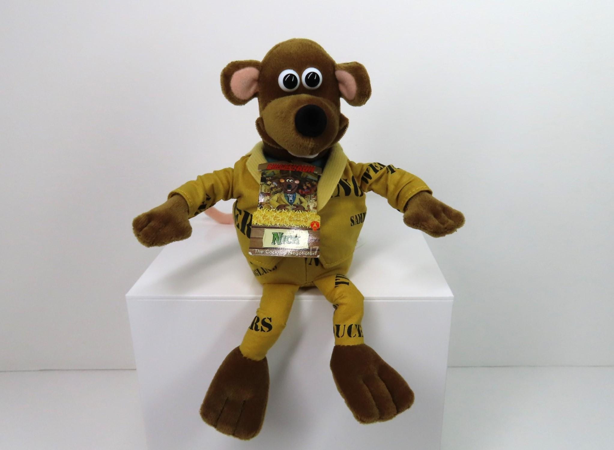 A Vintage 1999 Chicken Run Nick the Rat Soft Toy. - Etsy
