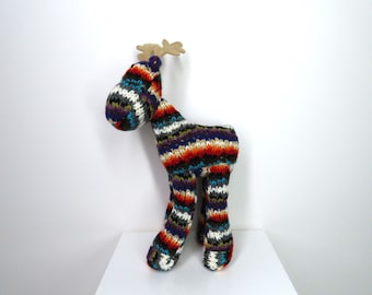 A Vintage Early 2000 16 Inch Jellycat Lankee Doodle Giraffe