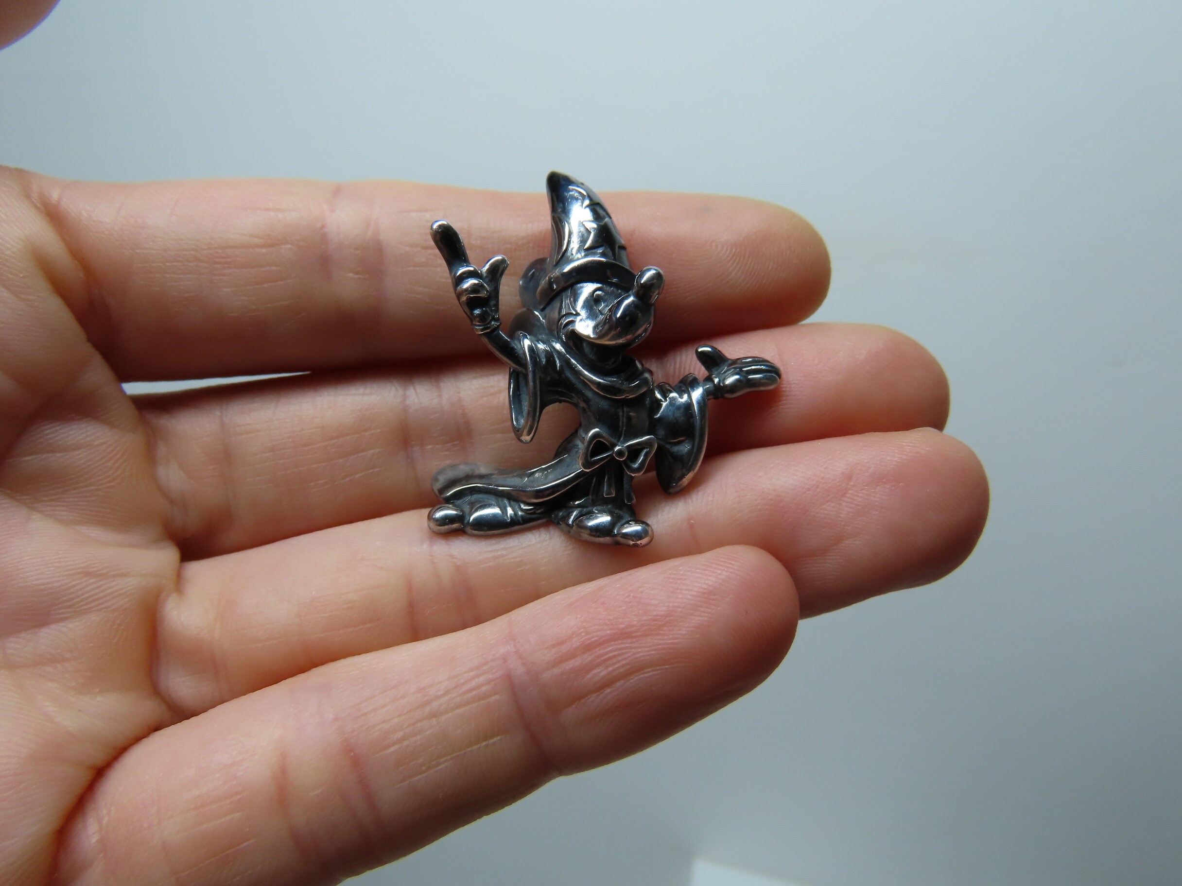 ヴィンテージ スターリングシルバー ミッキーマウス 魔法使いの弟子