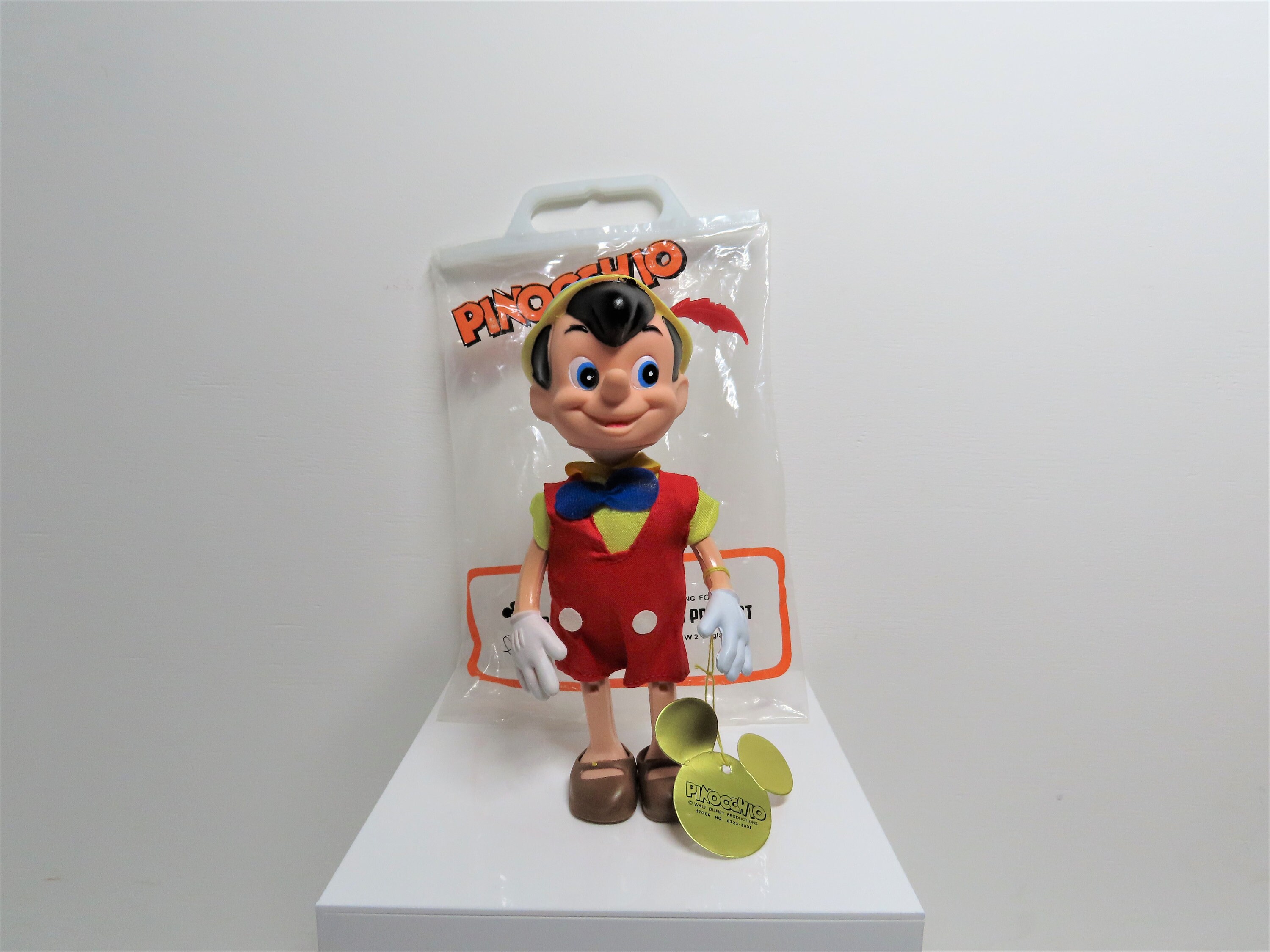 Vintage 1960s 70s Pinocchio Figure 
