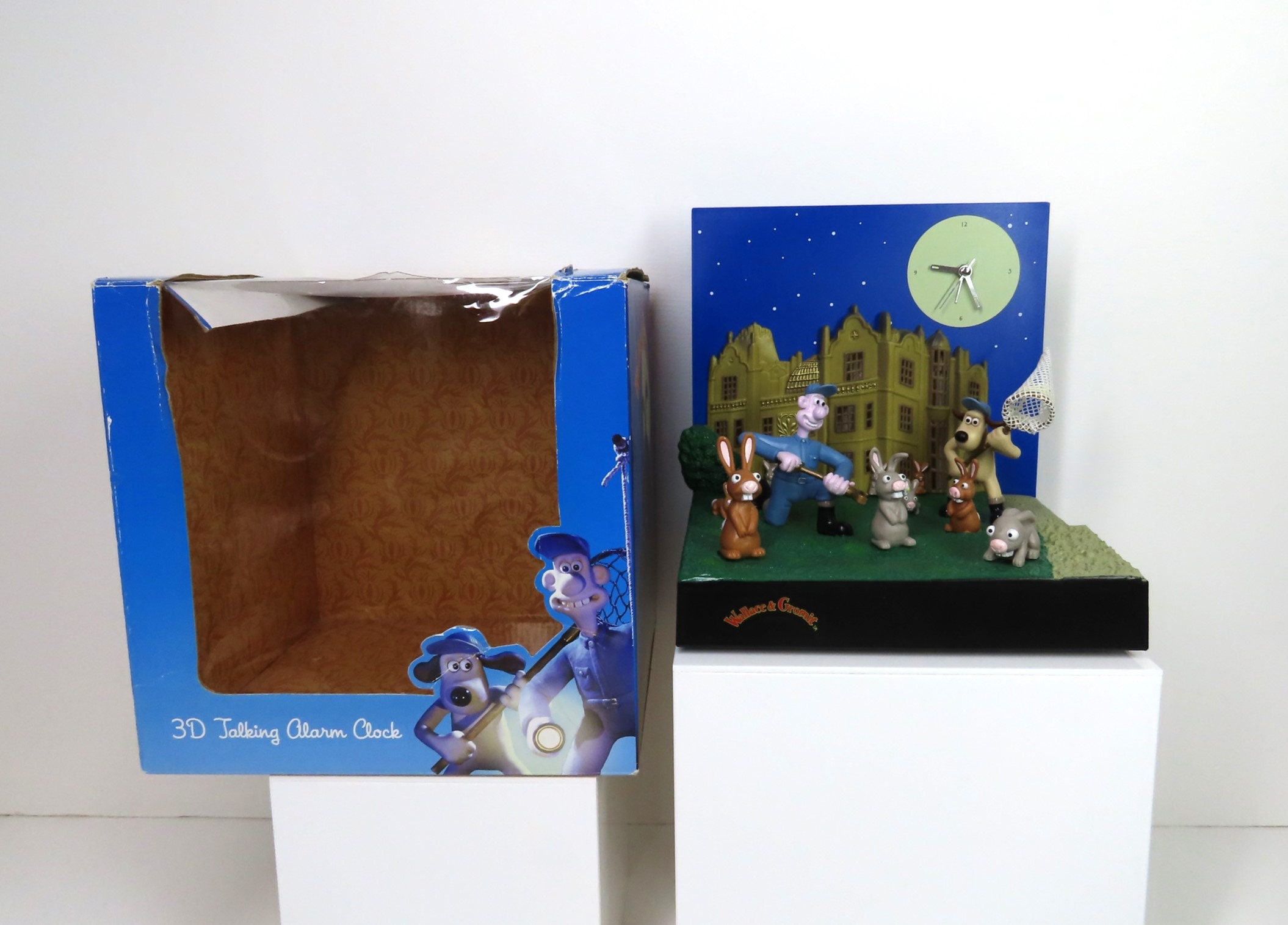 未使用　ウォレス&グルミット時計　トーキング　アラーム　クロック ウォレスとグルミット 時計の通販 by .｜ラクマ