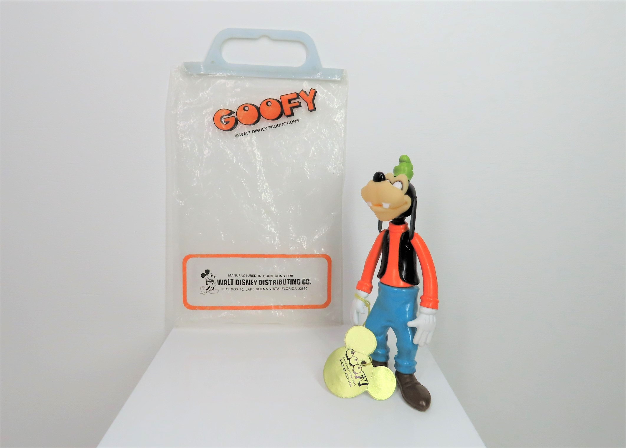 A Vintage 1960s - 1970s Goofy Figure in Original Bag With Original