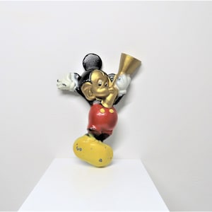 Vintage 1960s RARE Mickey Mouse cast iron wall sconce light fixture, Mickey Mouse vintage wall light.  1960s Mickey Mouse.