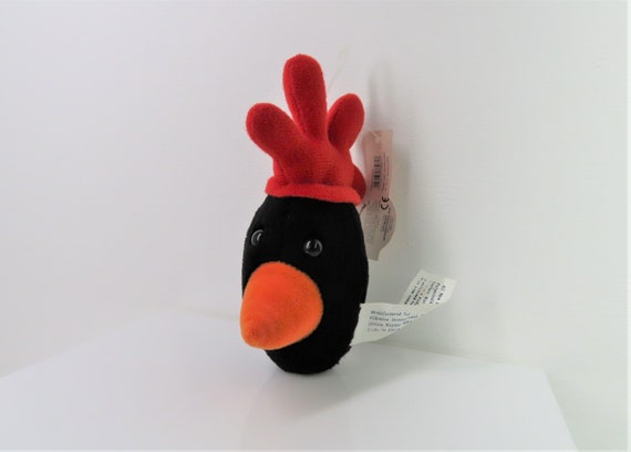 A Vintage 1990s Feathers Mcgraw Plush 3D Fridge Magnet, With Swing Tag. 