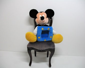 Vintage 1990s Mickey Mouse felpa porta-plus