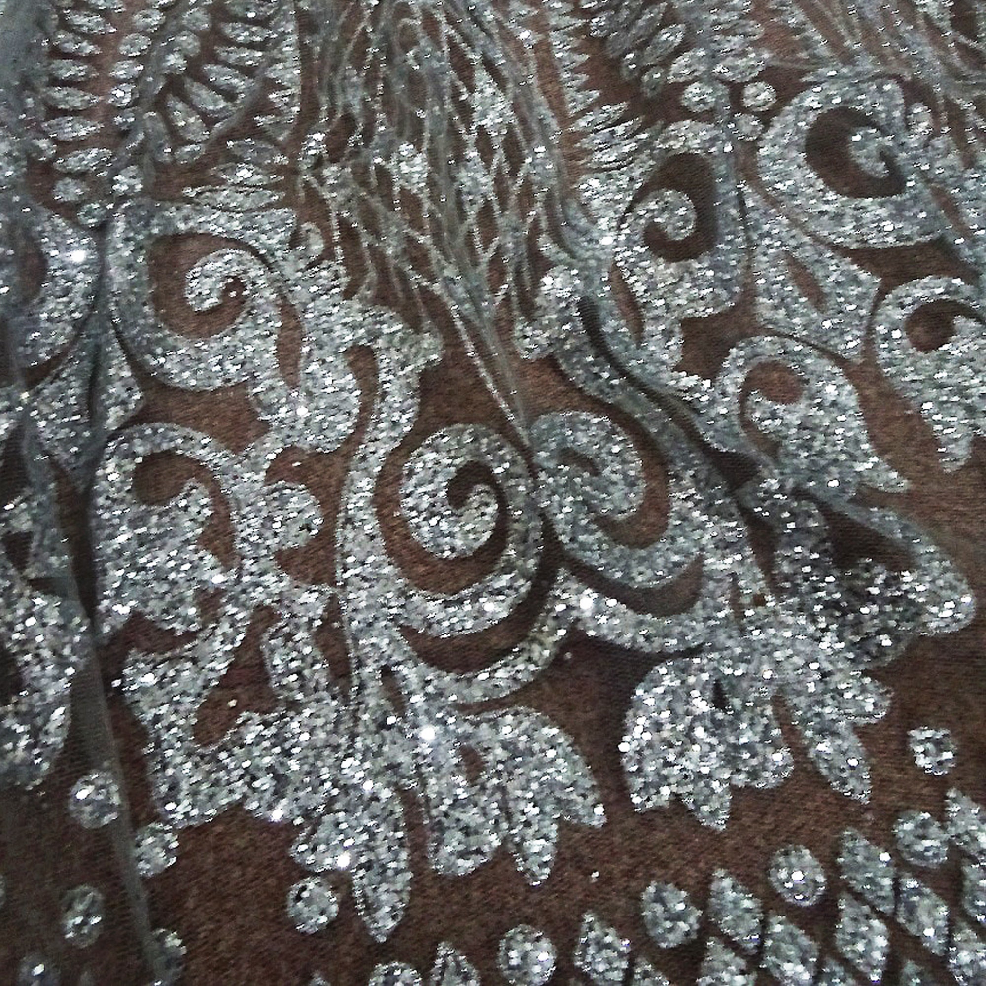 Metallic SILVER Glitter Mesh Lace / Fabric by the Yard – Classic Modern  Fabrics