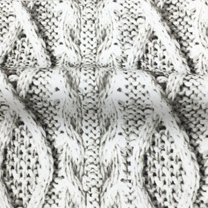 3 COLORI / Puro 100% Cotone, 260gsm, / Stampa cavo maglia / Drappeggio, Tenda, Tappezzeria, Costume, Abbigliamento / Tessuto tagliato a misura immagine 2