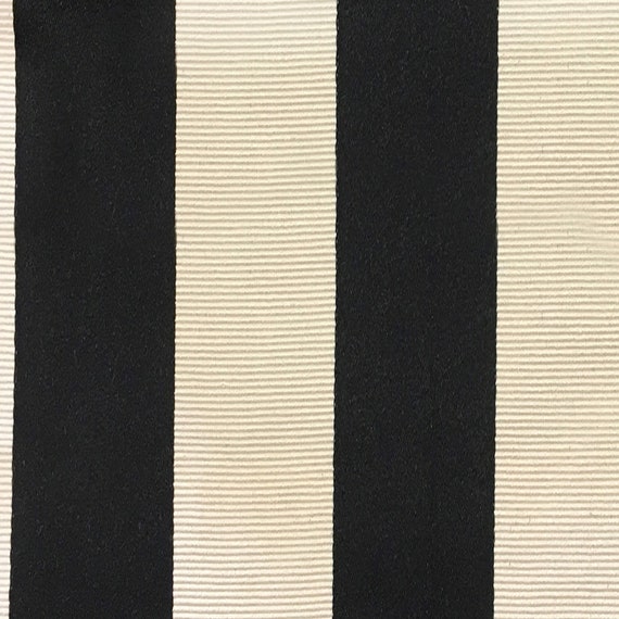 108 Wide Bentley Black Beige Large Vertical Stripe Jacquard Brocade Fabric Curtain Drapery Upholstery Slipcover Fabric by the Yard Etsy UK