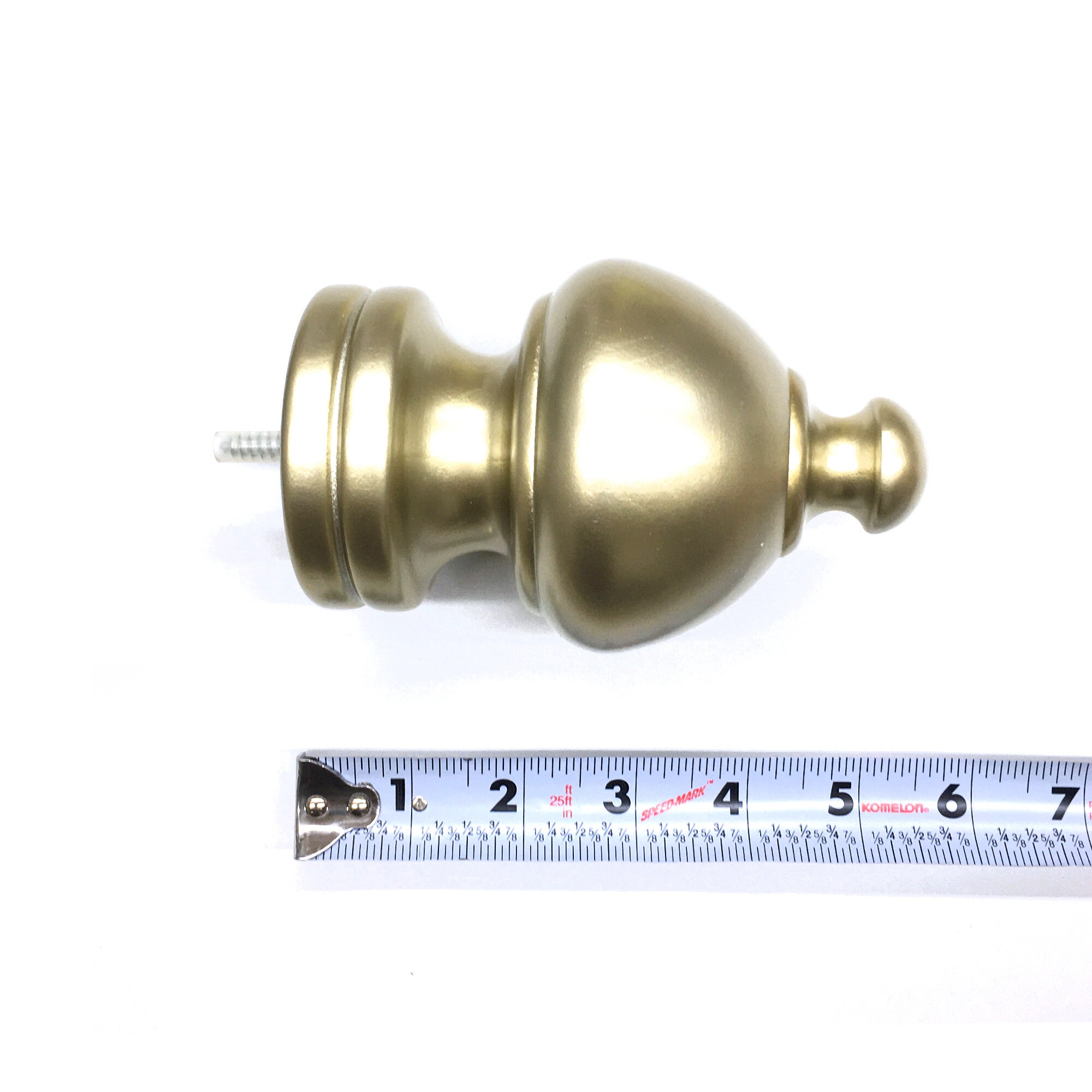 PAIR / for 2 Inch Rod / Drapery Wood Finial for 2 Pole - Etsy