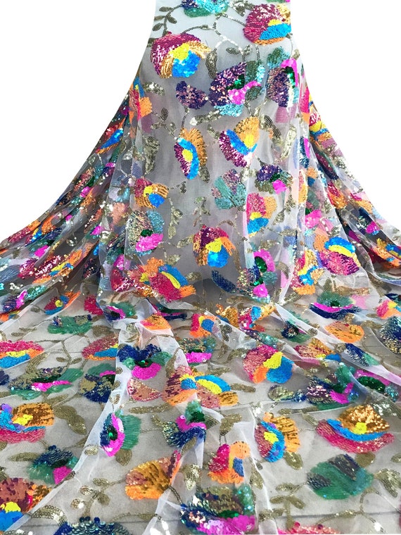Glitter Rainbow Solid Tulle Roll Fabric 6 By 10 Yards Wedding