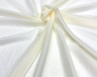 3 YARDS / Baby Yellow Solid Sheer Voile Fabric / Drapery, Curtain, Upholstery, Pillow, Costume