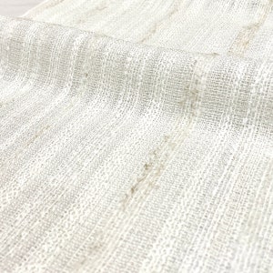 3 COLORS / 118 Inch Semi Sheer Soft Textured Two Tone Sheer Blend Linen / Drapery, Curtain, Costume, Apparel / Fabric by the Yard
