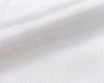 Tela para cortinas de poliéster semitransparente blanca/cortinas, tapicería, cortinas, almohadas