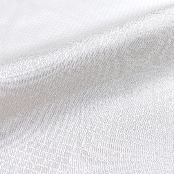 White Semi Sheer Polyester Drapery Fabric / Drapery, Upholstery, Shade, Pillows