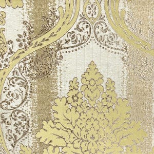 110&quot; LORENS Golden Brown Damask Soft Sheen Jacquard Fabric / Drapery, Upholstery, Decor, Costume / Fabric By the yard