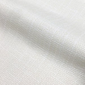 2 COLORS / Plain Poly Cotton Heavyweight Fabric OFF WHITE