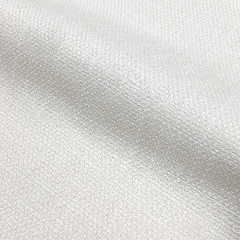 2 COLORS / Plain Poly Cotton Heavyweight Fabric OFF WHITE