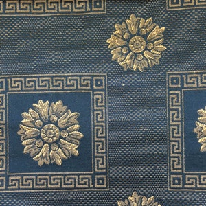 6 COLORS / 110&quot; Wide ROME Classic Contrasting Damask Brocade Jacquard Fabric / Drapery, Curtain, Upholstery / Sold by the Yard