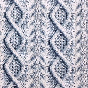 3 COLORI / Puro 100% Cotone, 260gsm, / Stampa cavo maglia / Drappeggio, Tenda, Tappezzeria, Costume, Abbigliamento / Tessuto tagliato a misura INDIGO