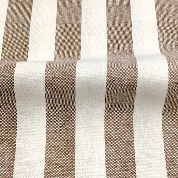 Brown Stripe Fabric - Etsy