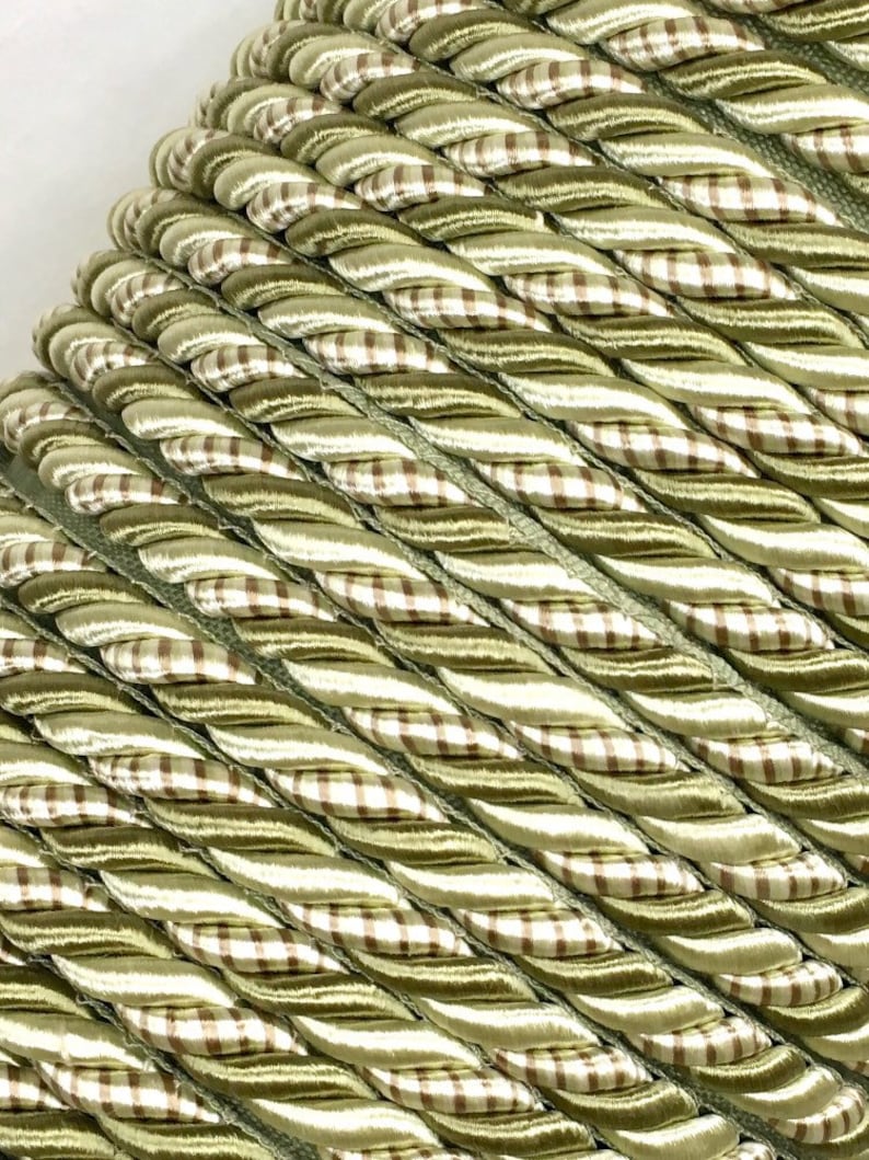 5 YARDS / 3/8 Twisted Cord 3 ply Cord Trim Piping Etsy