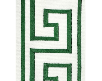 KELLY 4 inch Wide Decorative Beaded Embroidery Ribbon Tape Trim / Drapery, Upholstery, Pillows, Home Decor