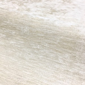 5 COLORS / Soft Chenille Velvet Solid Tone on Tone Fabric / Drapery, Curtains, Upholstery, Decor, Costume / Fabric by the Yard