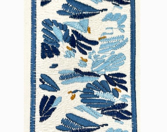 3 COLORS / AMENA 4 inch Wide Decorative Beaded Embroidery Ribbon Tape Trim / Drapery, Upholstery, Pillows, Home Decor