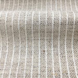 White Linen Ramie Drapery Upholstery Fabric by the Yard 