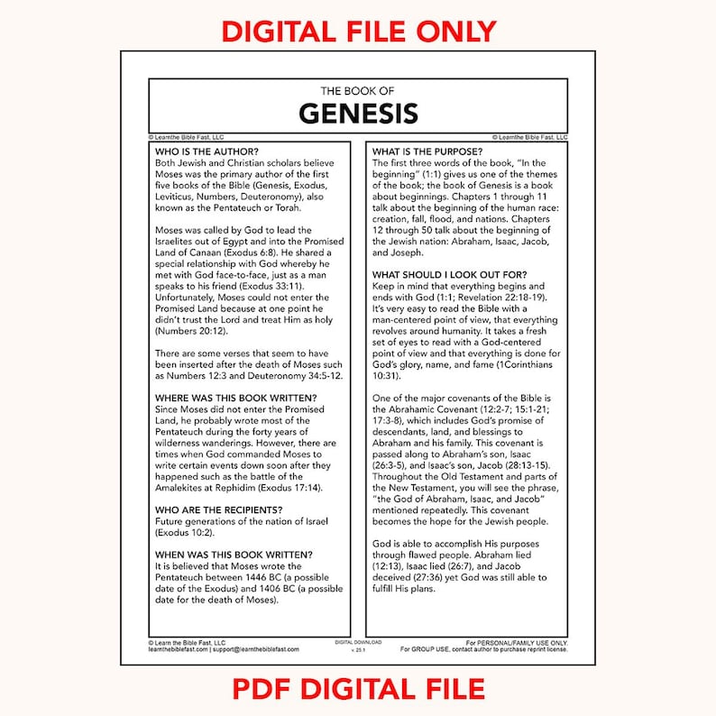 Bible Book Summaries Overview of All 66 Books Bible Study Guide Bible ...