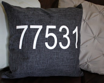 Zip Code Pillowcase