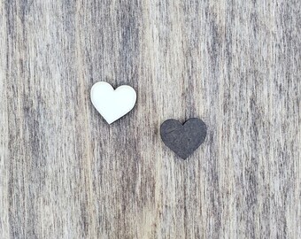 Pannelli grezzi per sublimazione, pannelli grezzi per sublimazione per orecchini a forma di cuore da 0,5 pollici, pannelli grezzi per orecchini a forma di cuore da mezzo pollice per sublimazione