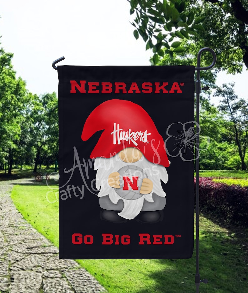 Nebraska Huskers Nebraska Flag Nebraska Garden Flag | Etsy