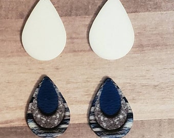 Acrylic teardrop earring shapes, sublimation acrylic teardrops, teardrop earring shapes, acrylic teardrop earring blanks, earring blanks