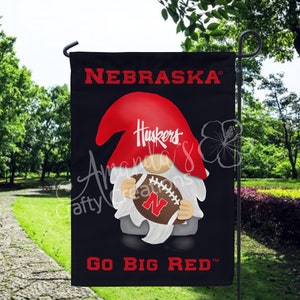 Nebraska Huskers, Nebraska Flag, Nebraska Garden Flag, University of Nebraska, Team Flag, Nebraska, Home Decor, Husker gift, Sports