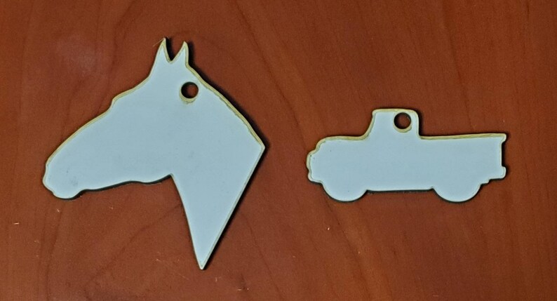 DOUBLE-SIDED key chain shape blanks for sublimation key chain sublimation blanks Sublimation hardboard blanks