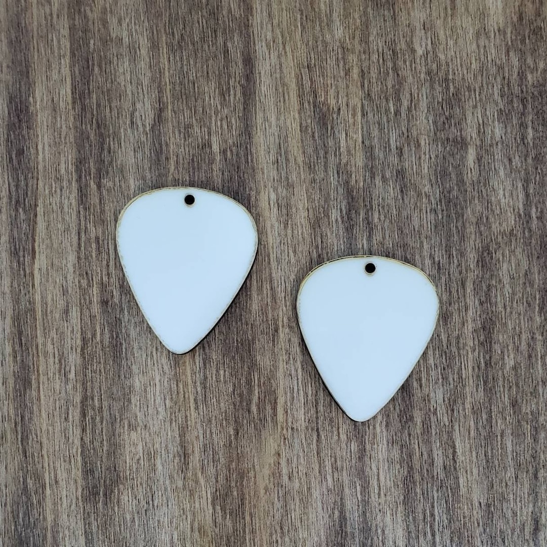 Sublimation Hardboard Blanks Guitar Pick Earring Sublimation - Etsy