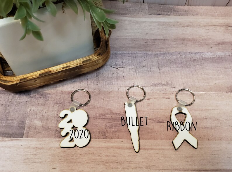 DOUBLE-SIDED key chain shape blanks for sublimation key chain sublimation blanks Sublimation hardboard blanks