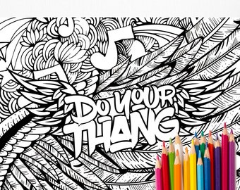 Bts Coloring Page Etsy
