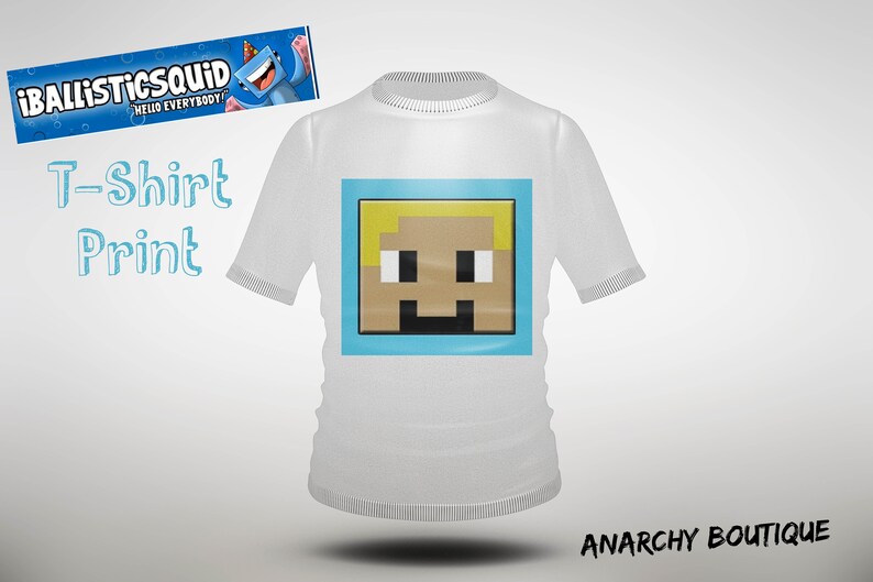Iballisticsquid T Shirt Image Svg Instant Download Printable Sticker Iron On Transfer Digital File Youtube Vinyl - 