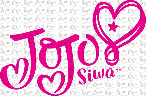 Download Jojo Siwa SVG Heart Cut and print file Svg Png Vinyl cut ...
