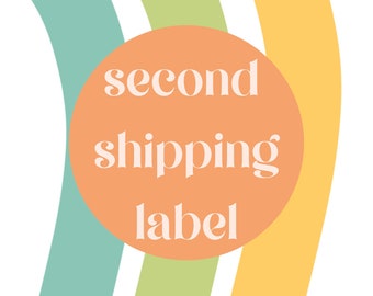 Second shipping label