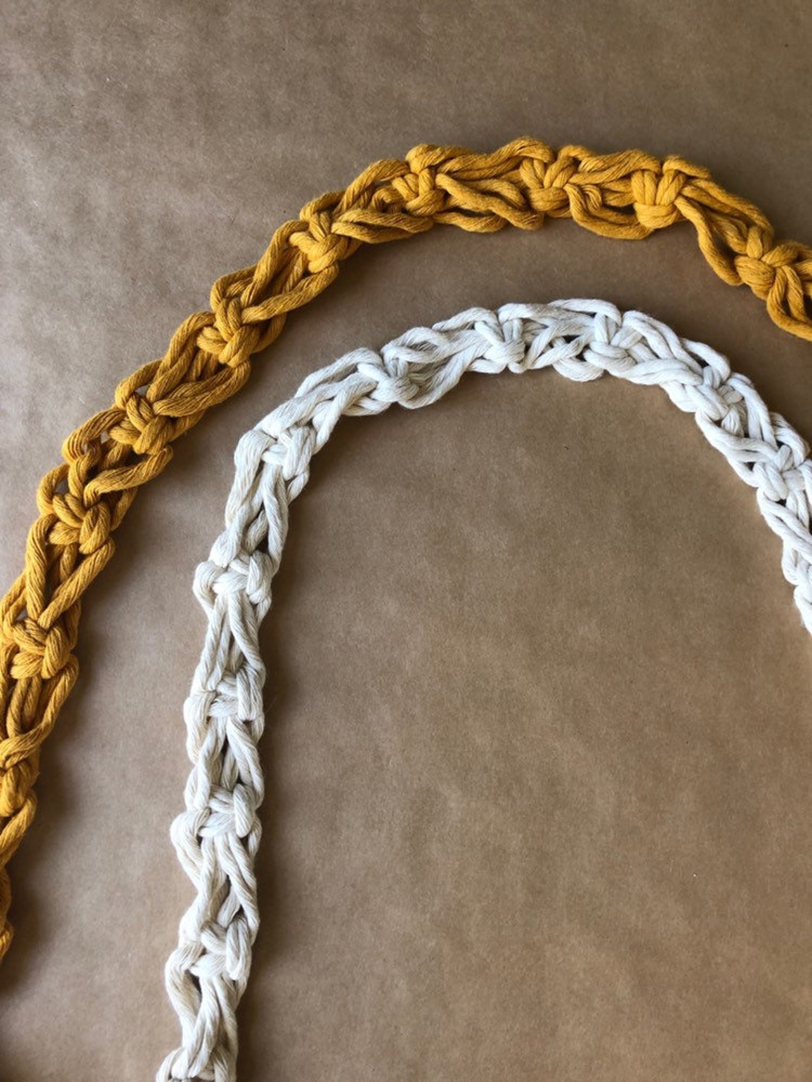 Macrame yoga mat carrier/strap roller skate leash Etsy