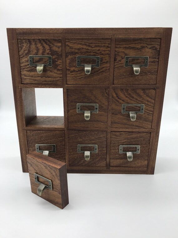 Solid Wood Apothecary Cabinet Essential Oil Small 50