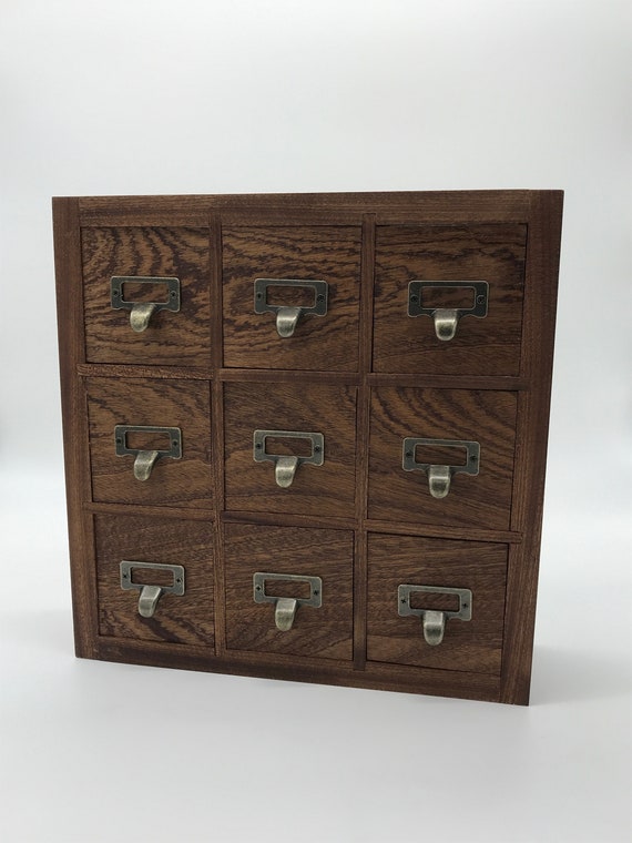 Solid Wood Apothecary Cabinet Essential Oil Small Image 0