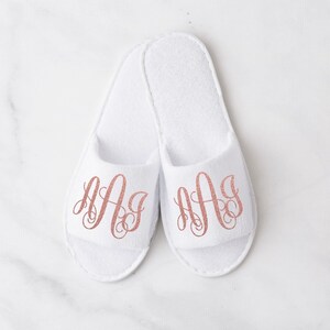 custom spa slippers