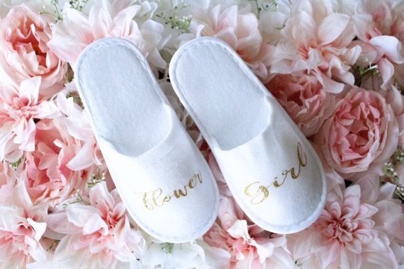 flower girl slippers