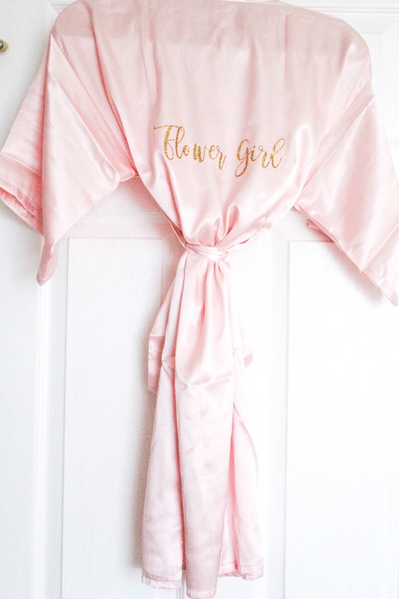 Personalized Kids Robe / Flower Girl Robe / Custom Kids Robe / Etsy