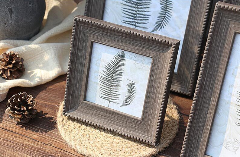 7 Vintage Style Frame Picture Frame Handmade wood frame Rustic frame burlywood Frame 5 6 8 10,12 inch picture frame